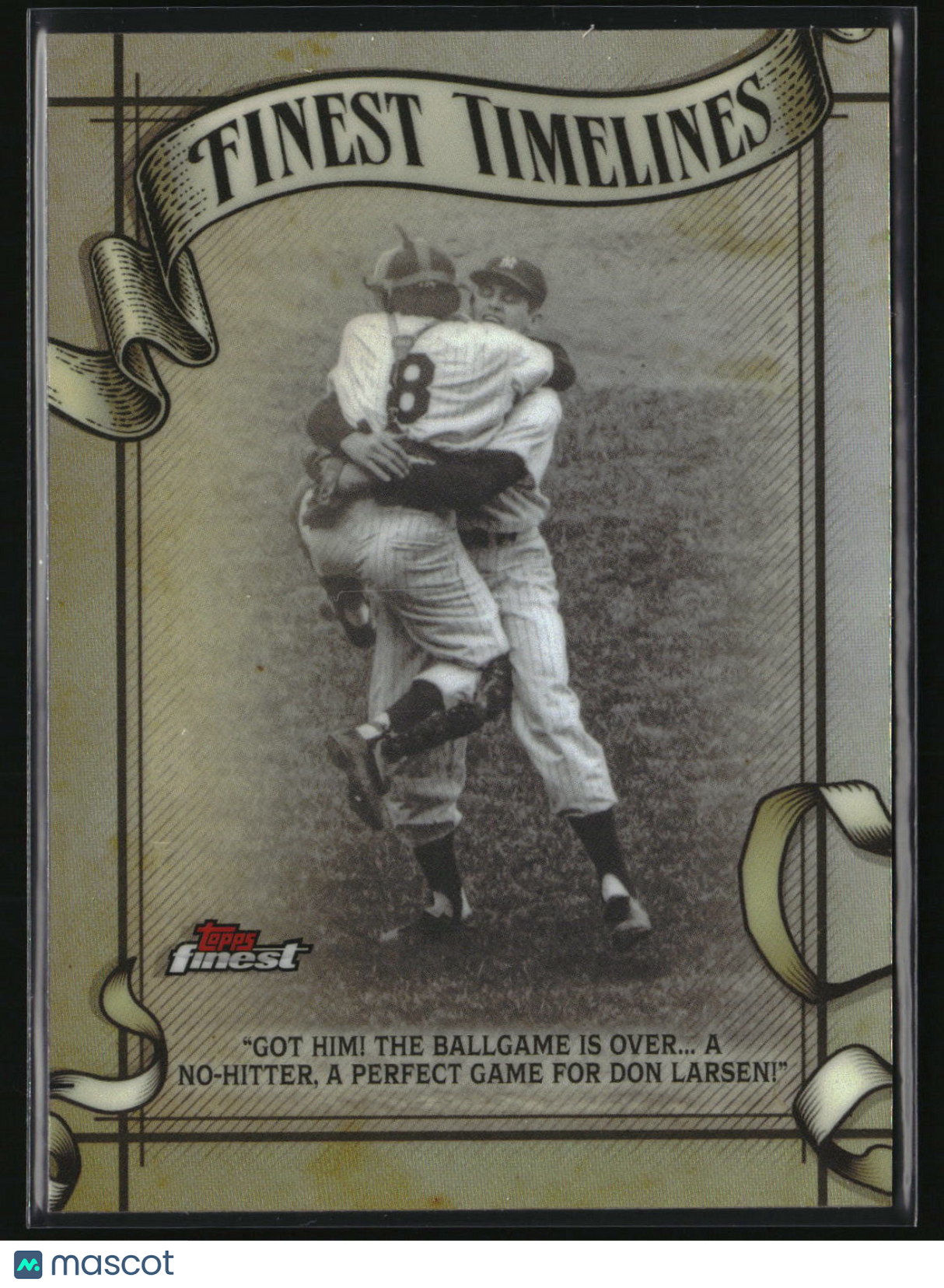 Don Larsen 2026 Finest Finest Timelines Refractor #FT-21