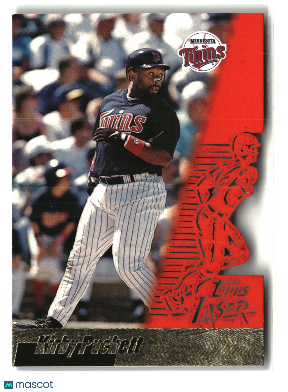 Kirby Puckett 1996 Topps Laser #109