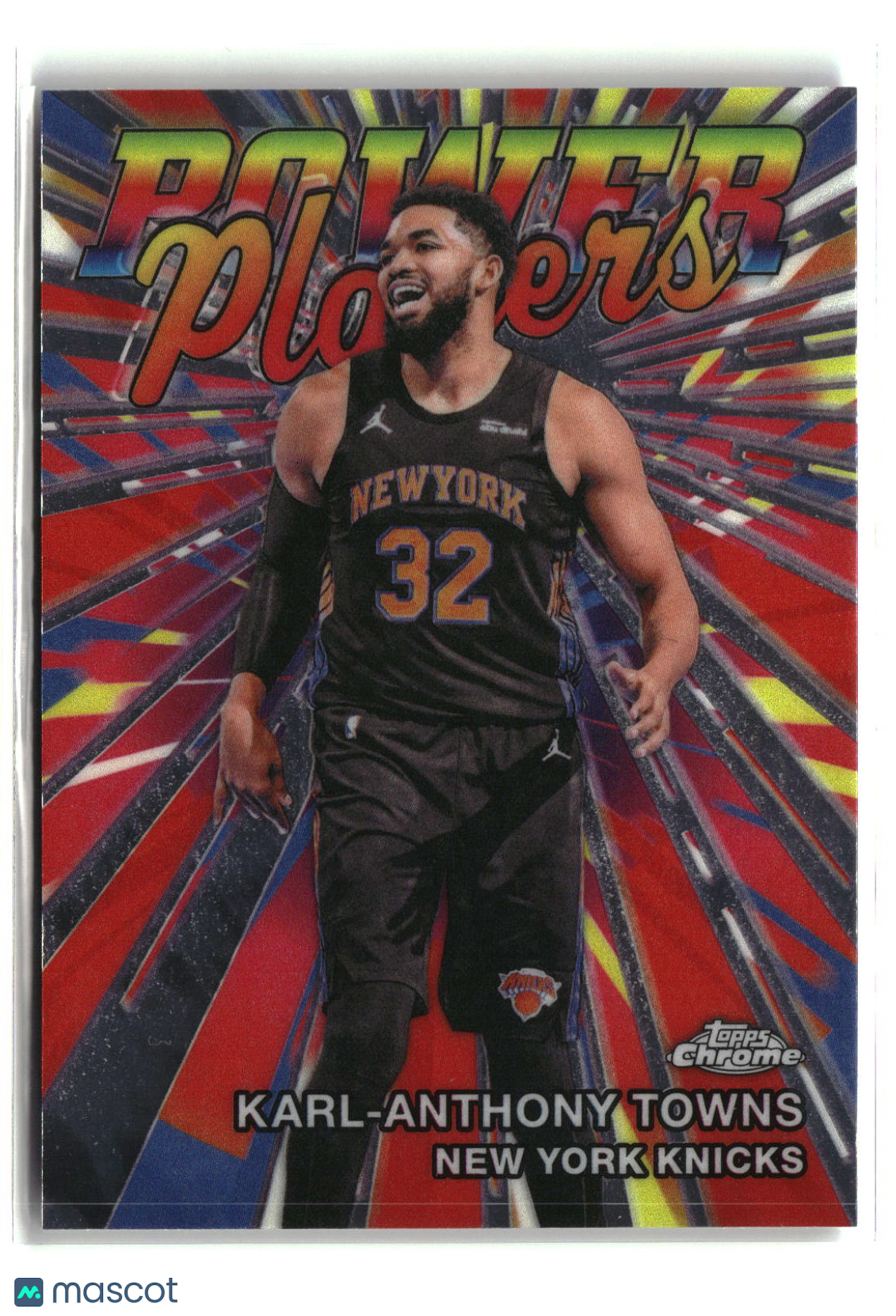 Karl-Anthony Towns 2025-26 Topps Chrome Update Power Players #PP-7