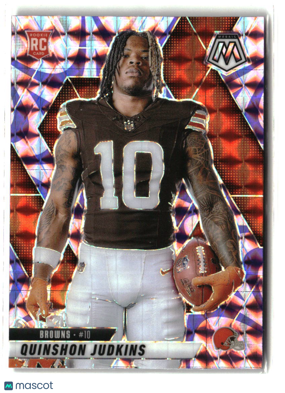 Quinshon Judkins 2025 Panini Mosaic Mosaic Reactive Purple #276