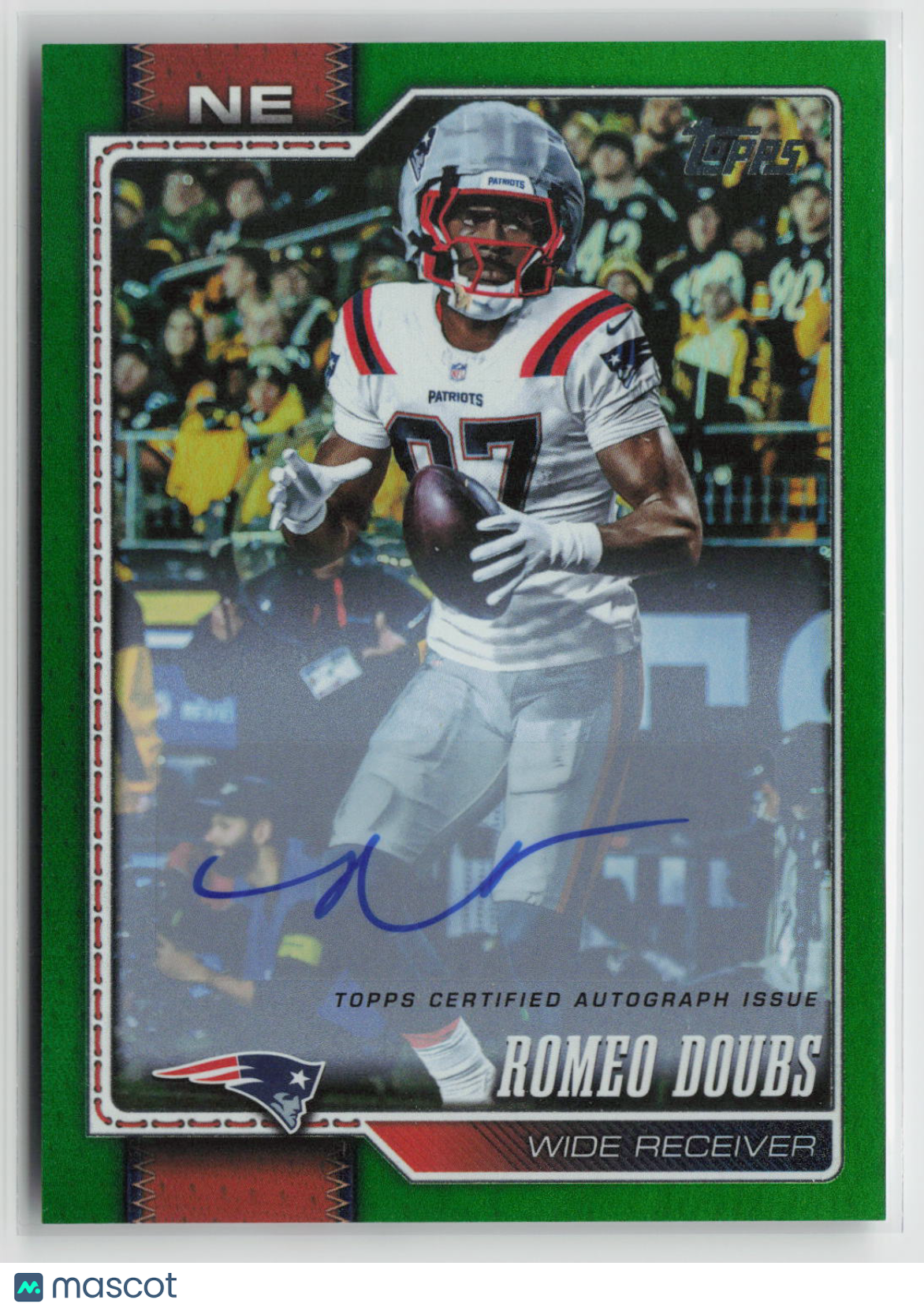 Romeo Doubs 2026 Topps Flagship Real One Autographs Green #74