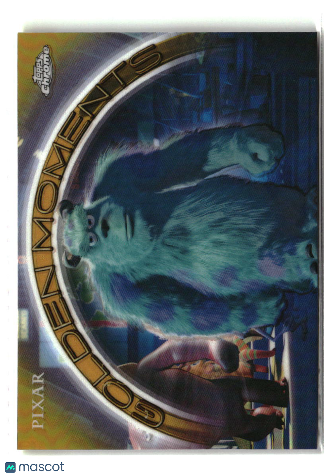 The Scarers Enter - Monsters, Inc. 2025 Topps Pixar Gold Golden Moments #GM-5