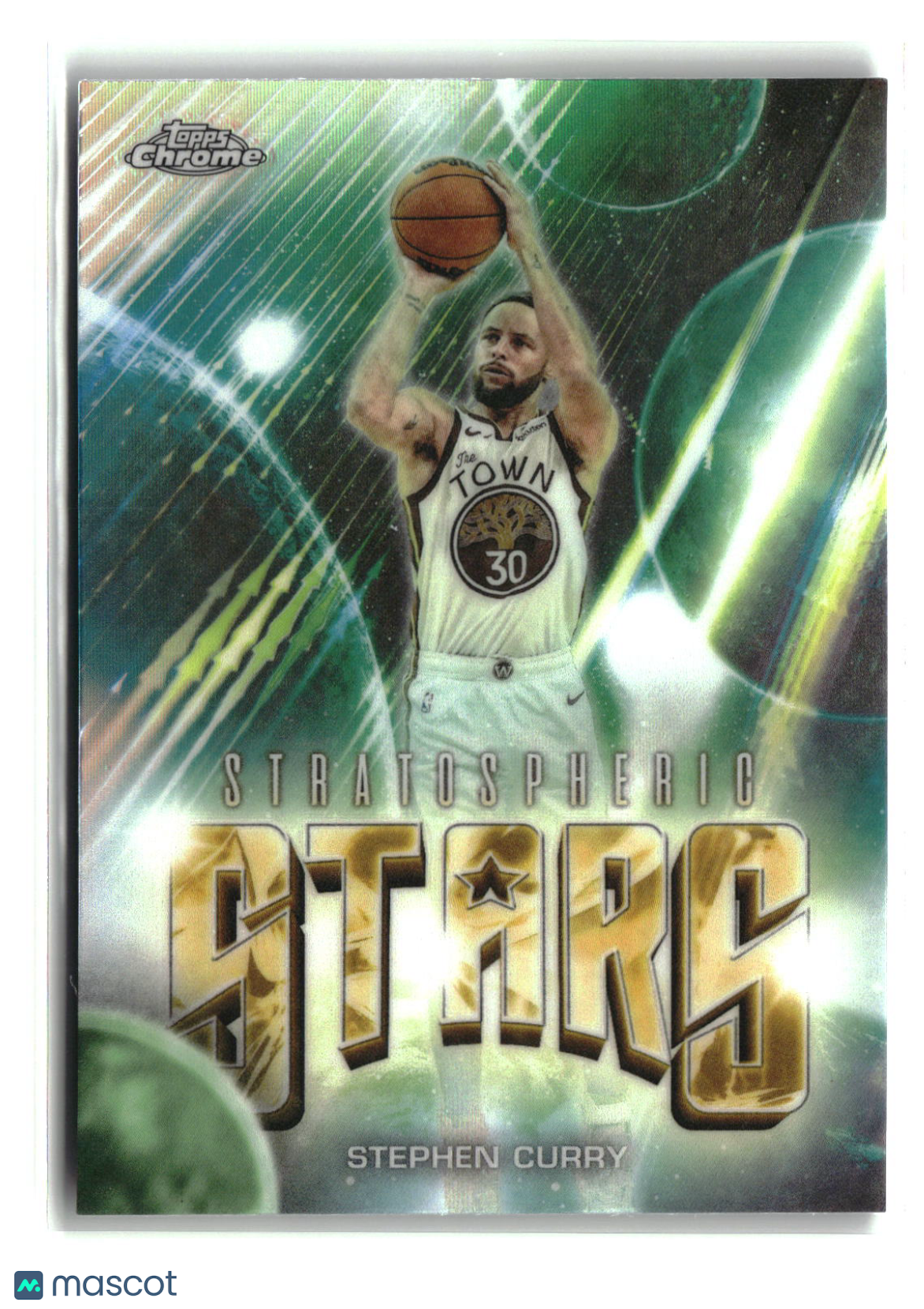 Stephen Curry 2025-26 Topps Chrome Update Stratospheric Stars Refractor #ST-2
