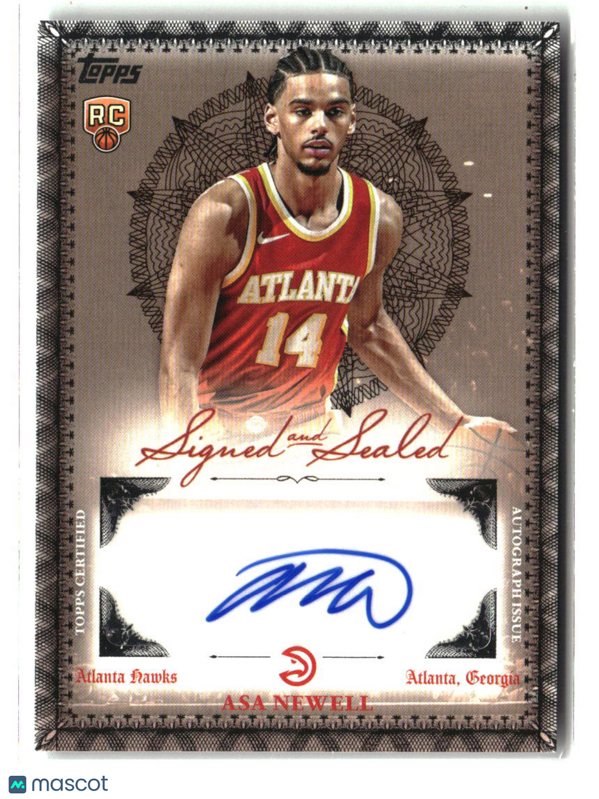 Asa Newell 2025-26 Topps Signed and Sealed #BSI-AN