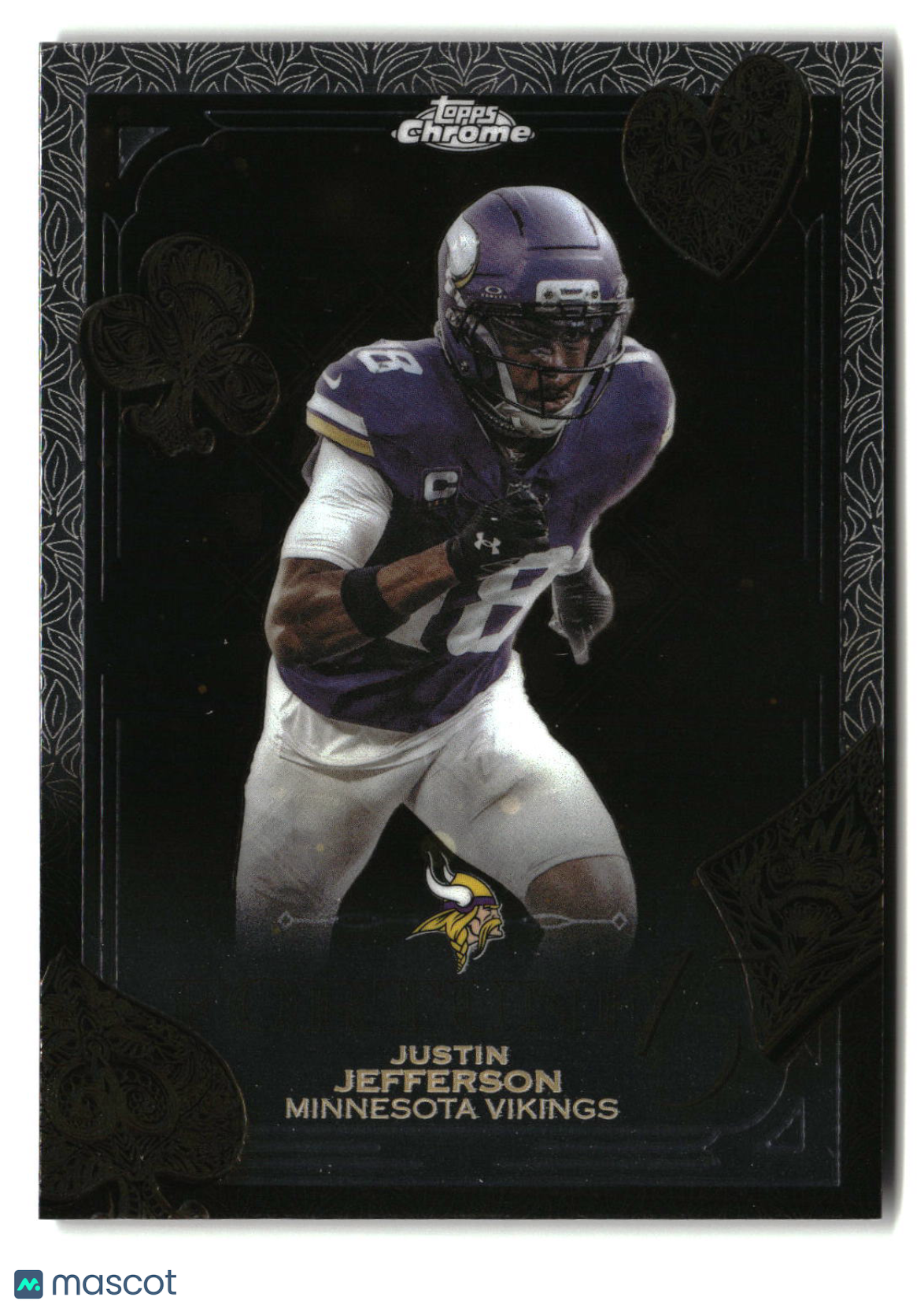 Justin Jefferson 2025 Topps Chrome Fortune 15 #F15-4