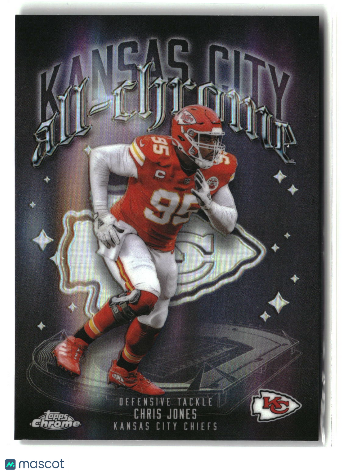 Chris Jones 2025 Topps Chrome All-Chrome Team Refractor #ACT-17