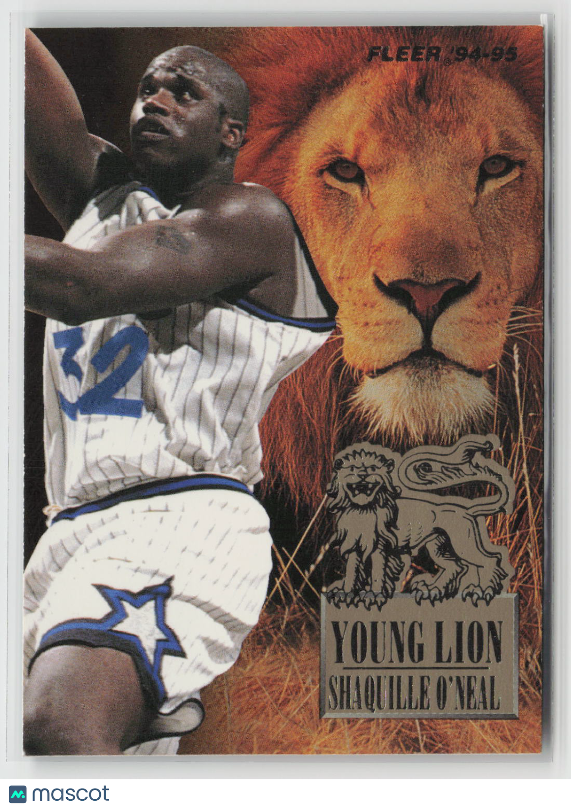 Shaquille O'Neal 1994-95 Fleer Young Lions #5