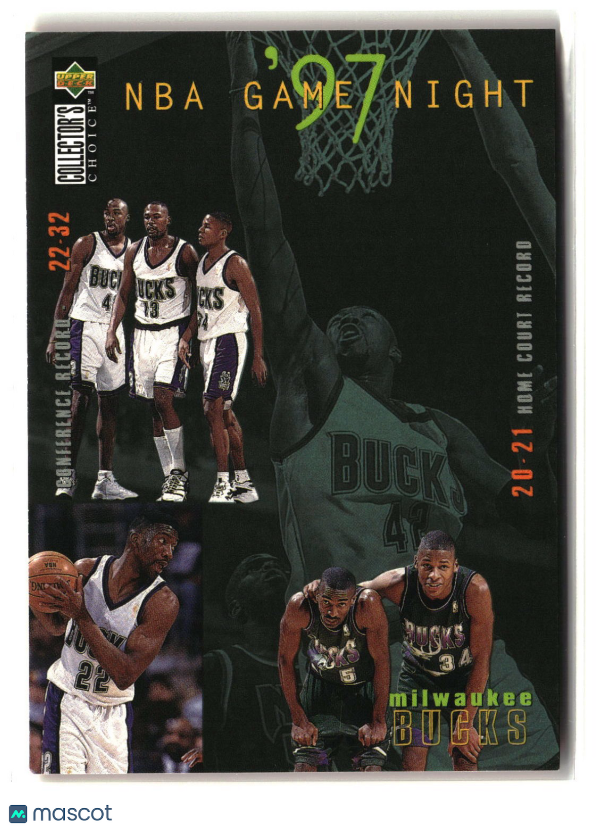 Milwaukee Bucks 1997-98 Collector's Choice #170
