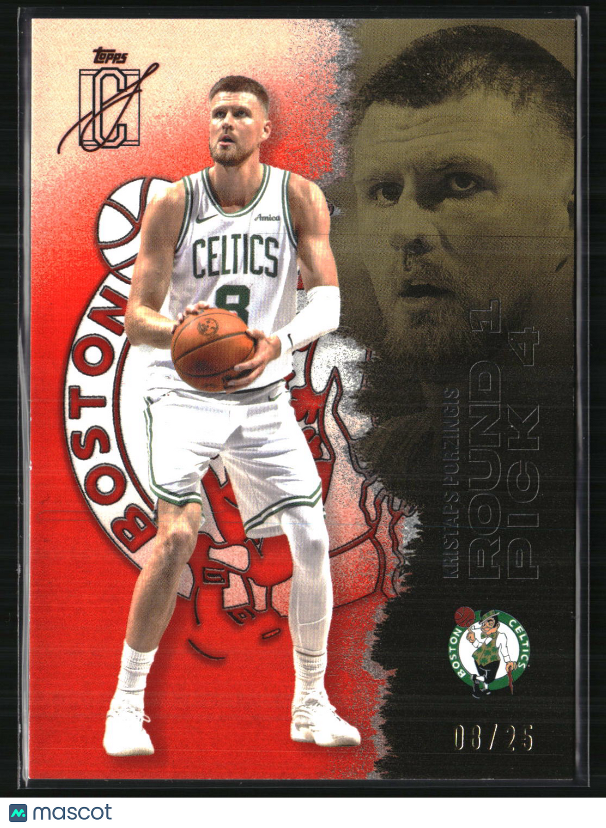 Kristaps Porzingis 2025-26 Topps Signature Class Red #88 #/25