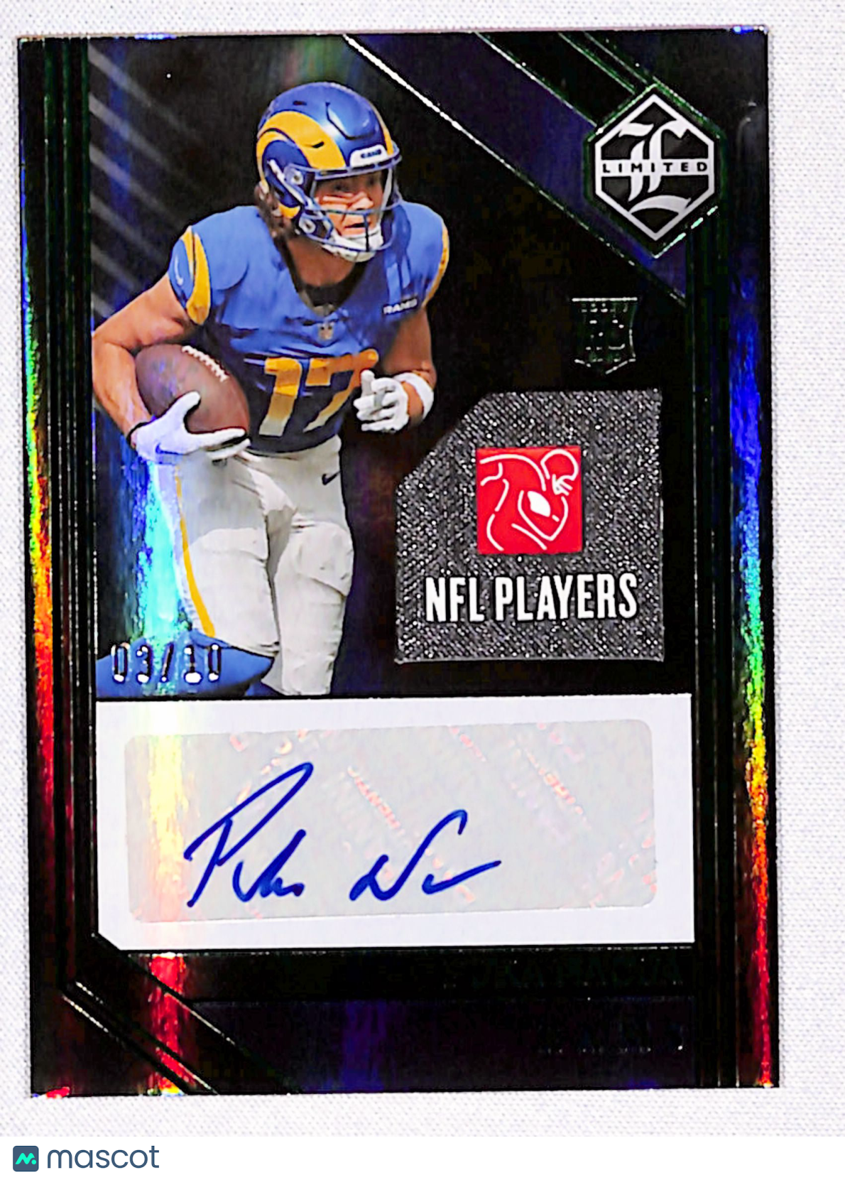 Puka Nacua 2023 Panini Limited Emerald Spotlight #128 #/10