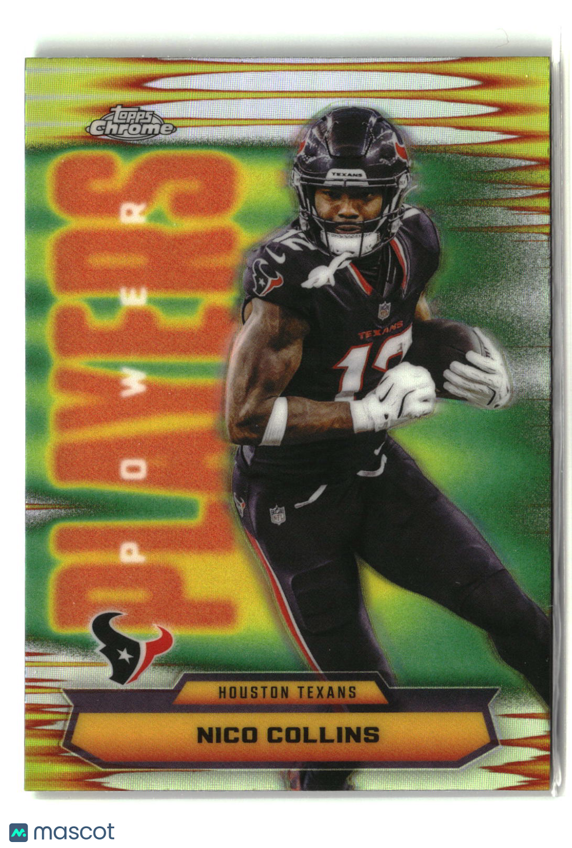 Nico Collins 2025 Topps Chrome Power Players Refractor #PP-30