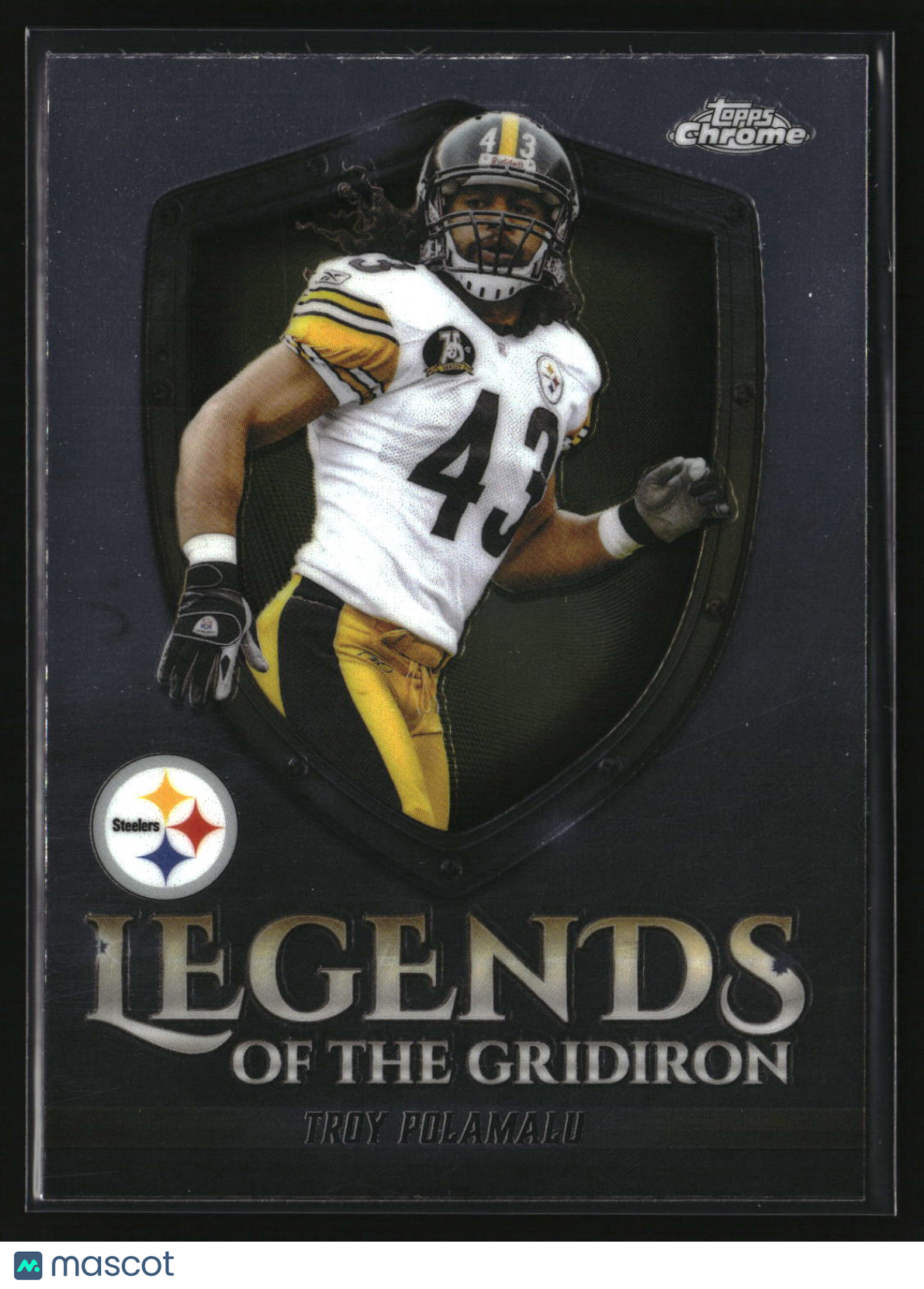 Troy Polamalu 2025 Topps Chrome Legends of the Gridiron #LOG-33