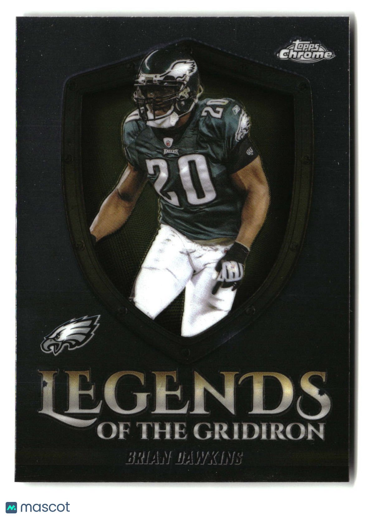 Brian Dawkins 2025 Topps Chrome Legends of the Gridiron #LOG-38