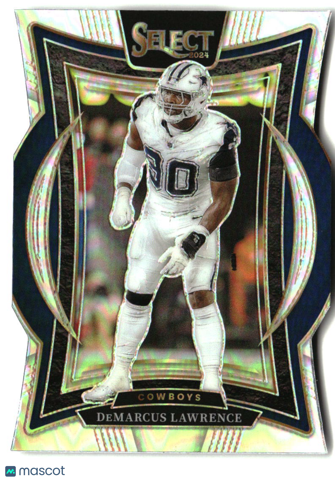 DeMarcus Lawrence 2024 Panini Select Silver Prizm Die Cut #47