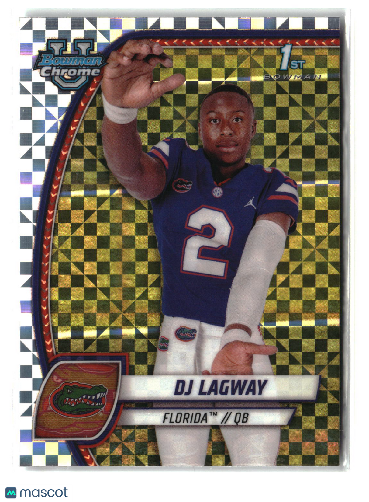 DJ Lagway 2024 Bowman University Chrome X-Fractor #63