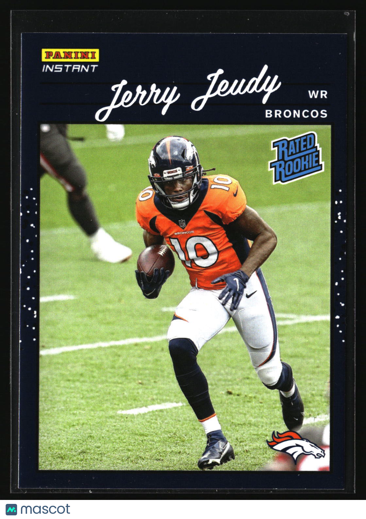 Jerry Jeudy 2020 Panini Instant Rated Rookies Retro #RR6