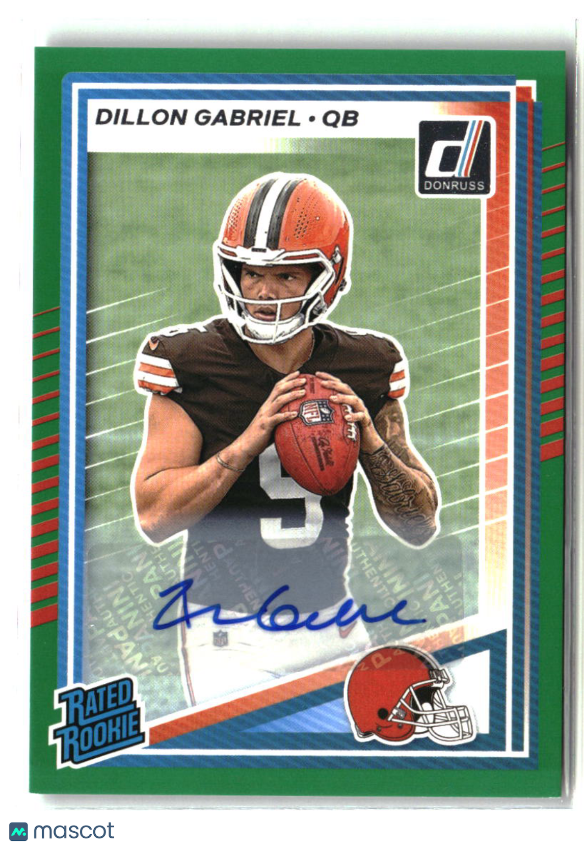 Dillon Gabriel 2025 Donruss Rated Rookies Autographs Green #316