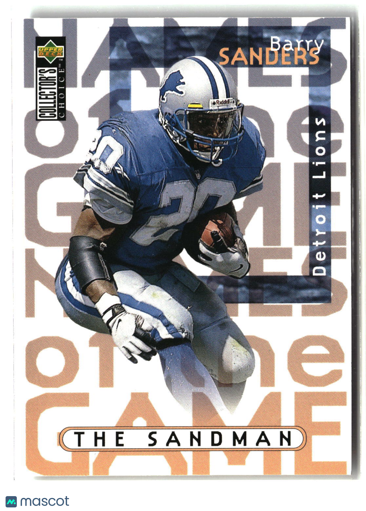 Barry Sanders 1997 Collector's Choice #67