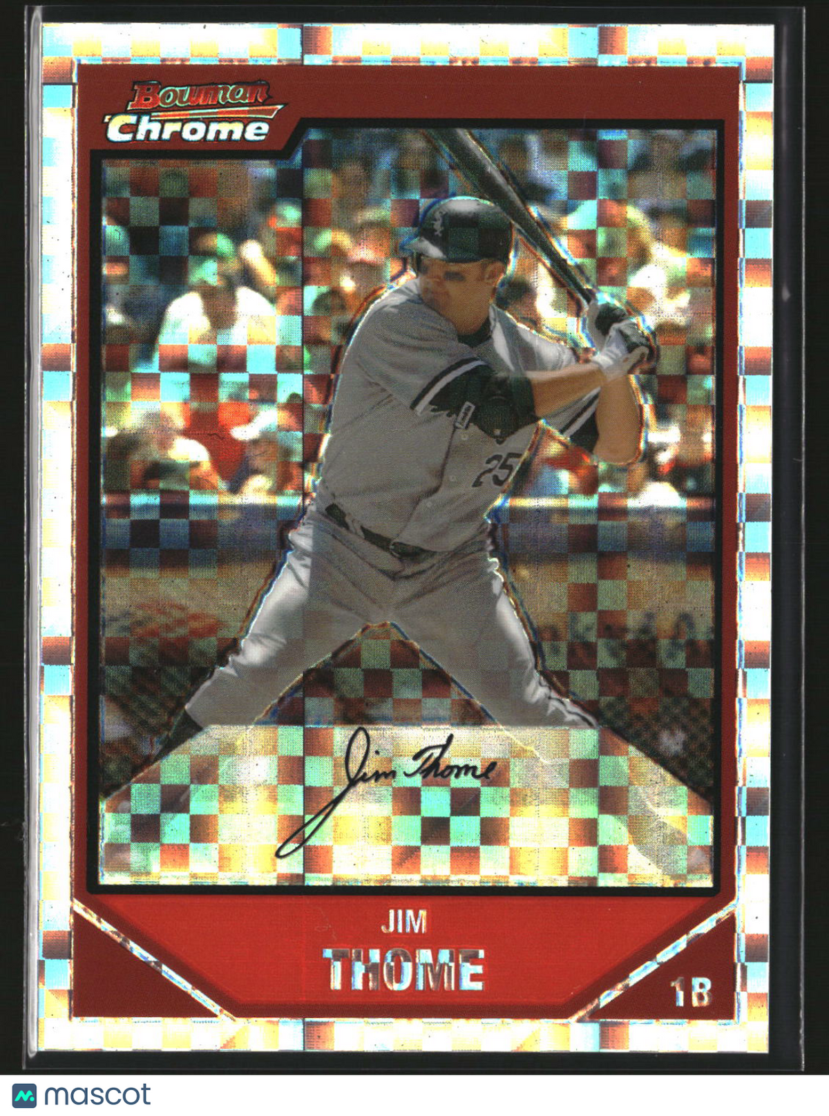 Jim Thome 2007 Bowman Chrome X-Fractors #187 #/250