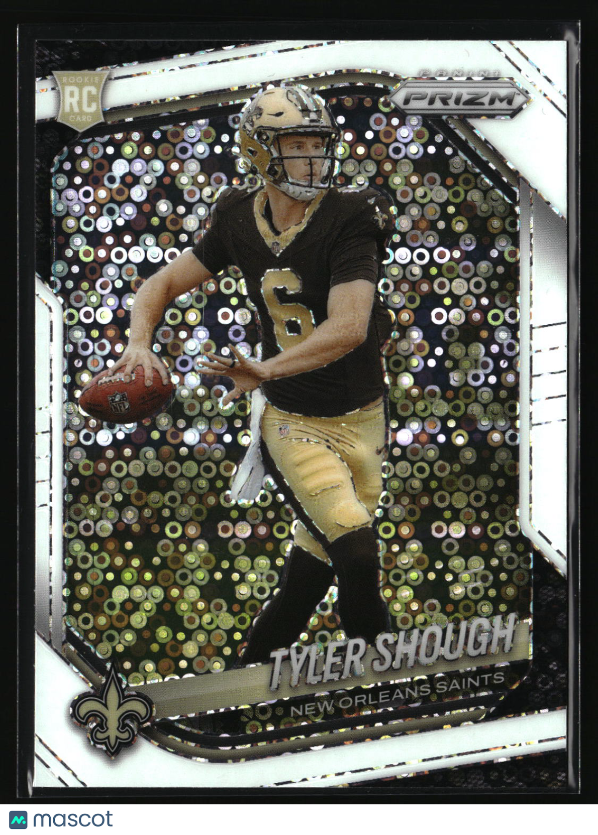 Tyler Shough 2025 Panini Prizm White Sparkle #327