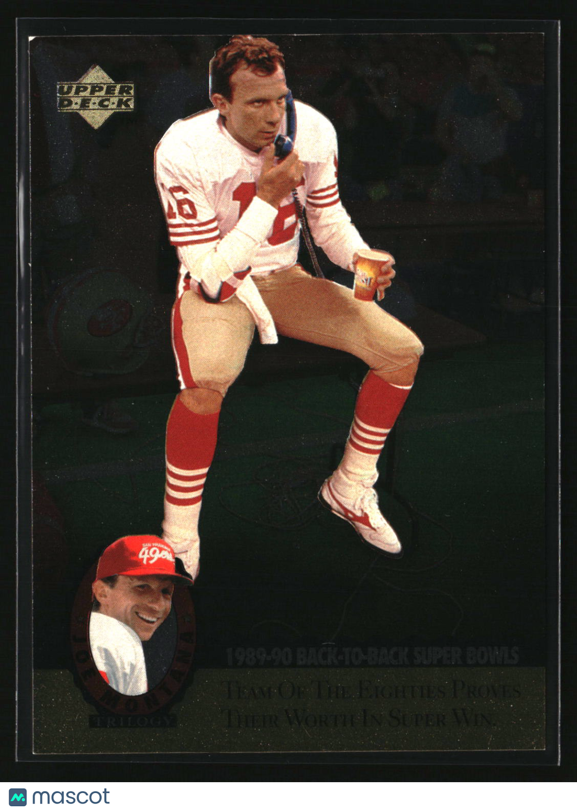 Joe Montana 1995 Upper Deck Joe Montana Trilogy #MT15