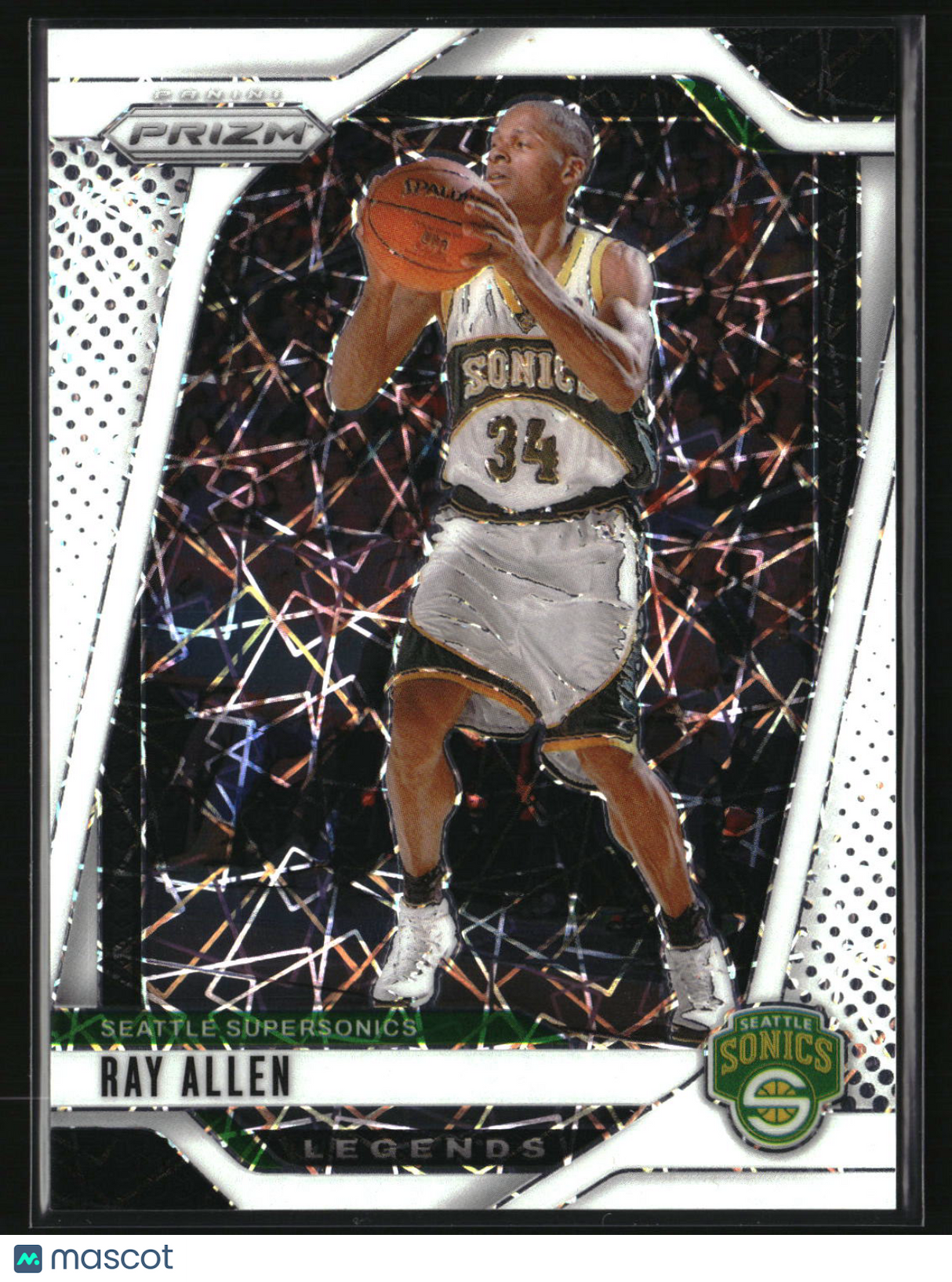 Ray Allen 2024-25 Panini Prizm Prizms White Lazer #300 #/275