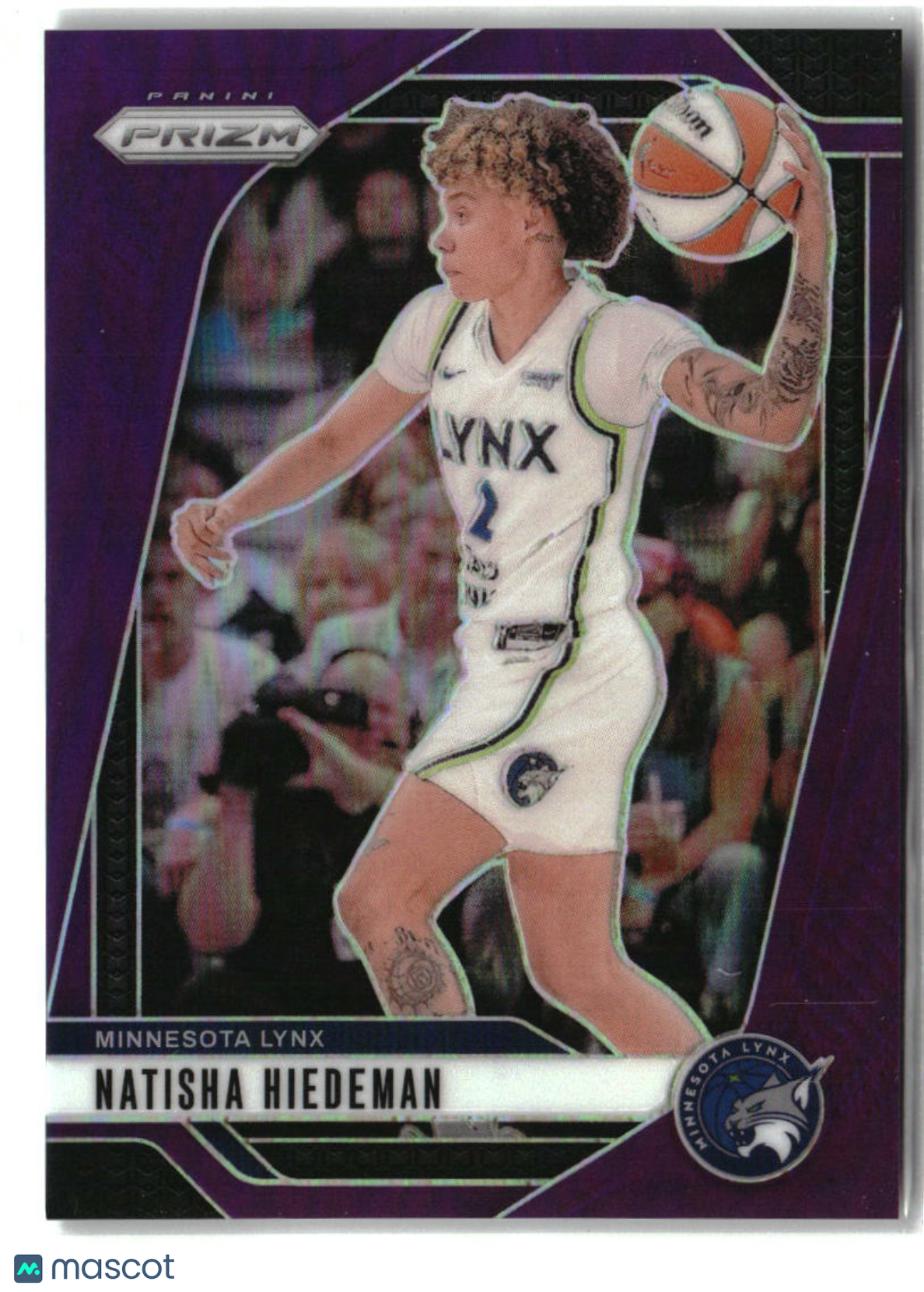 Natisha Hiedeman 2024 Panini Prizm WNBA Purple Prizms #18 #/149