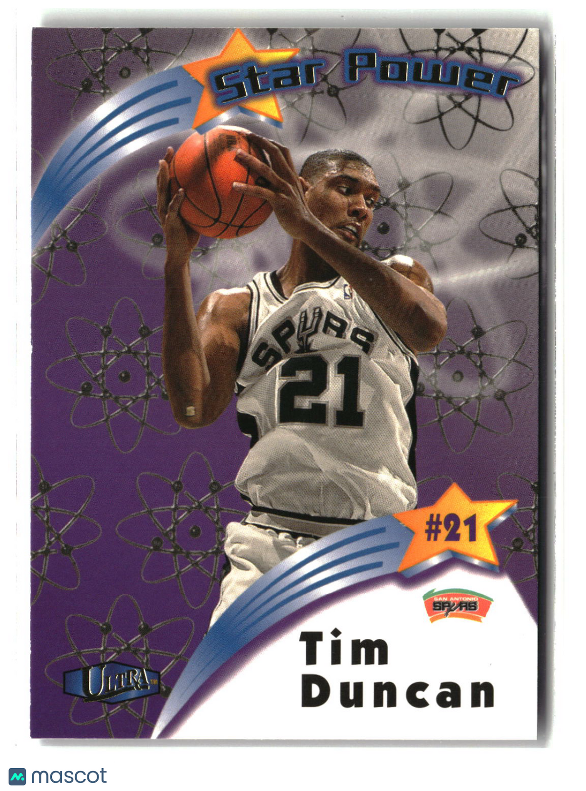 Tim Duncan 1997-98 Ultra Star Power #18 SP