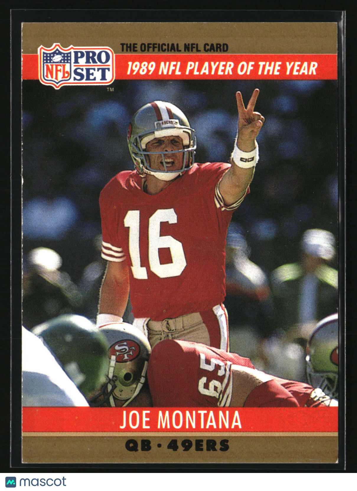 Joe Montana 1990 Pro Set #2a
