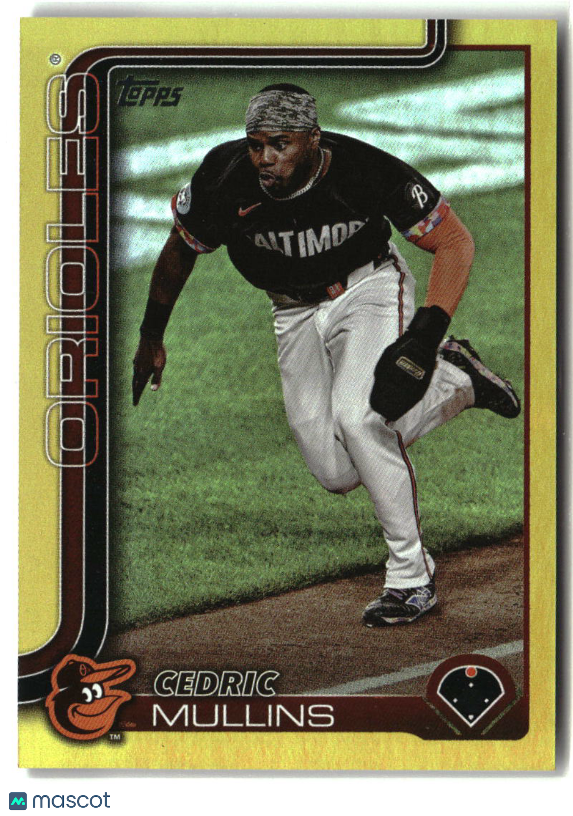 Cedric Mullins 2025 Topps Gold Holo Foil #69 #/50