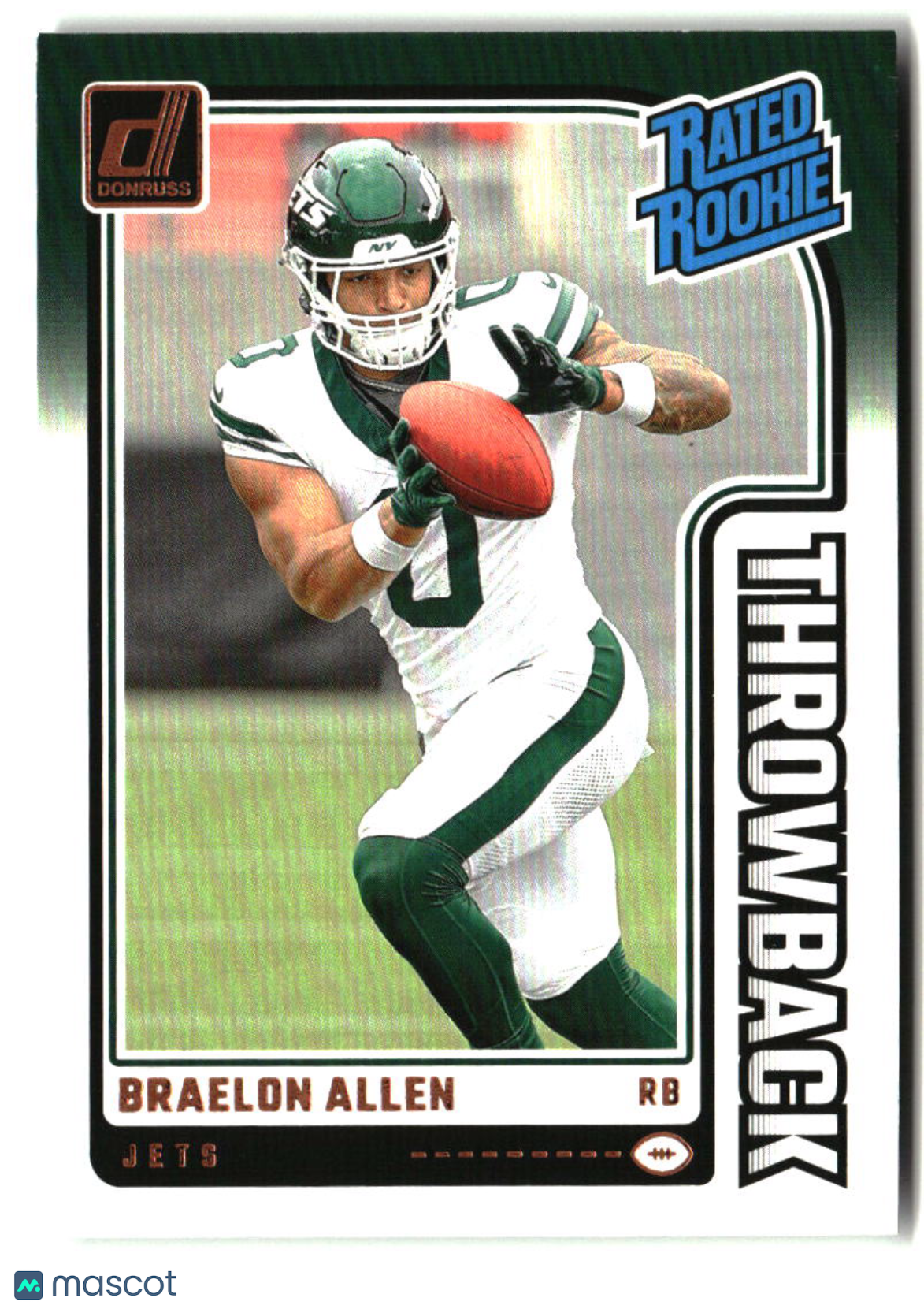 Braelon Allen 2024 Donruss - Rated Rookies Throwback #38