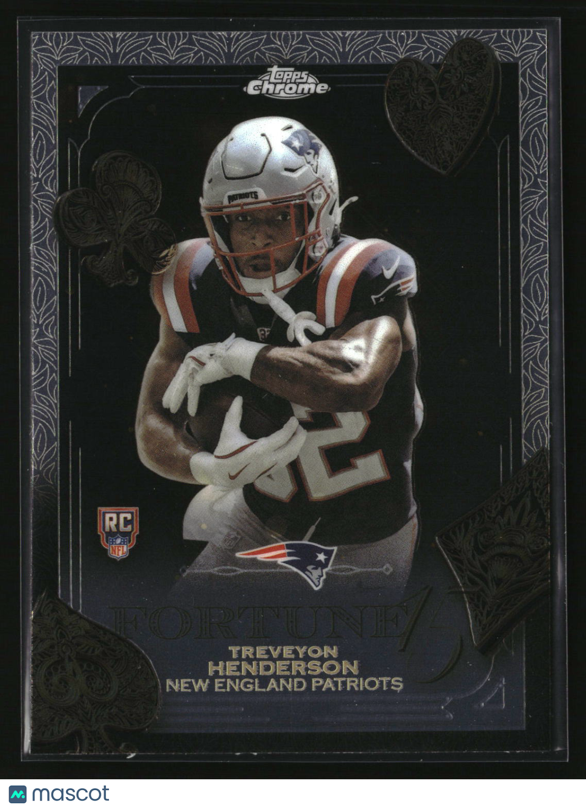 TreVeyon Henderson 2025 Topps Chrome Fortune 15 #F15-26