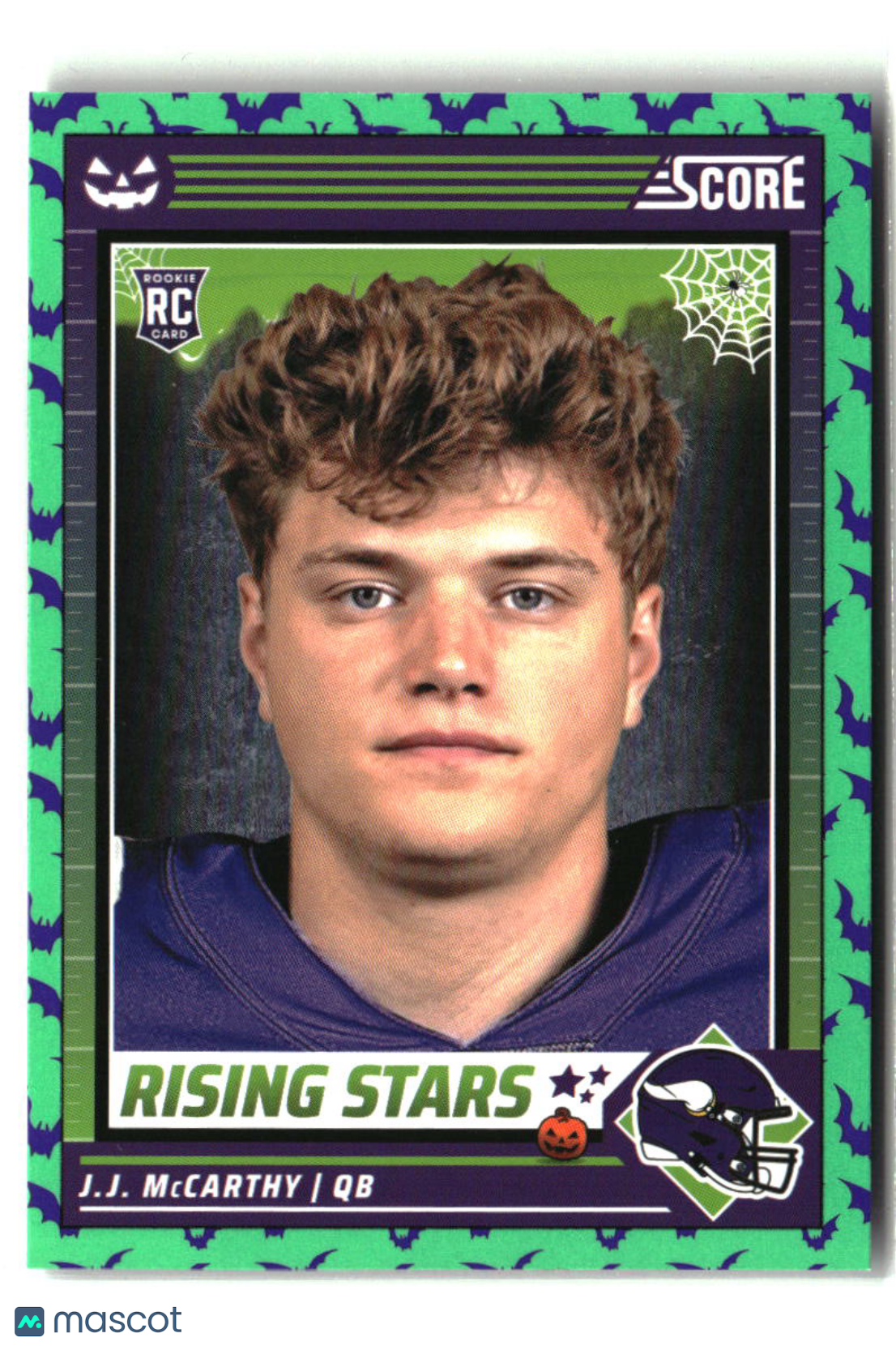 J.J. McCarthy 2024 Score-A-Treat Rising Stars Green Bats #19