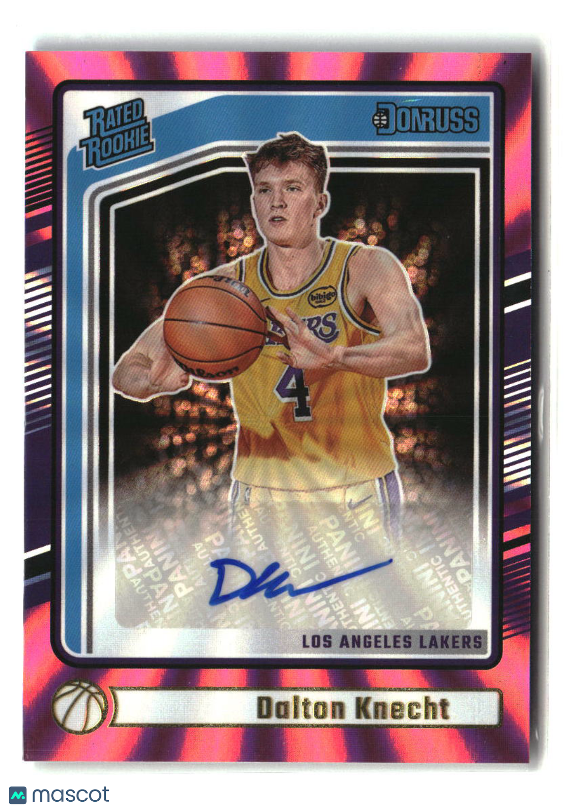 Dalton Knecht 2024-25 Donruss Holo Pink Laser #259