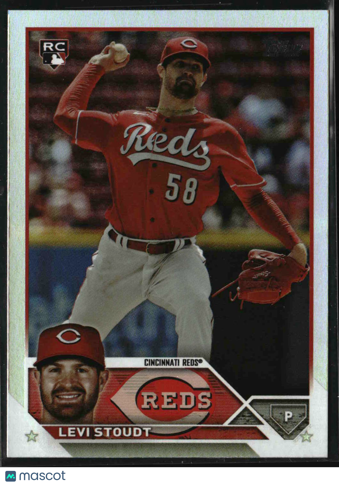 Levi Stoudt 2023 Topps Update Rainbow Foil #US149