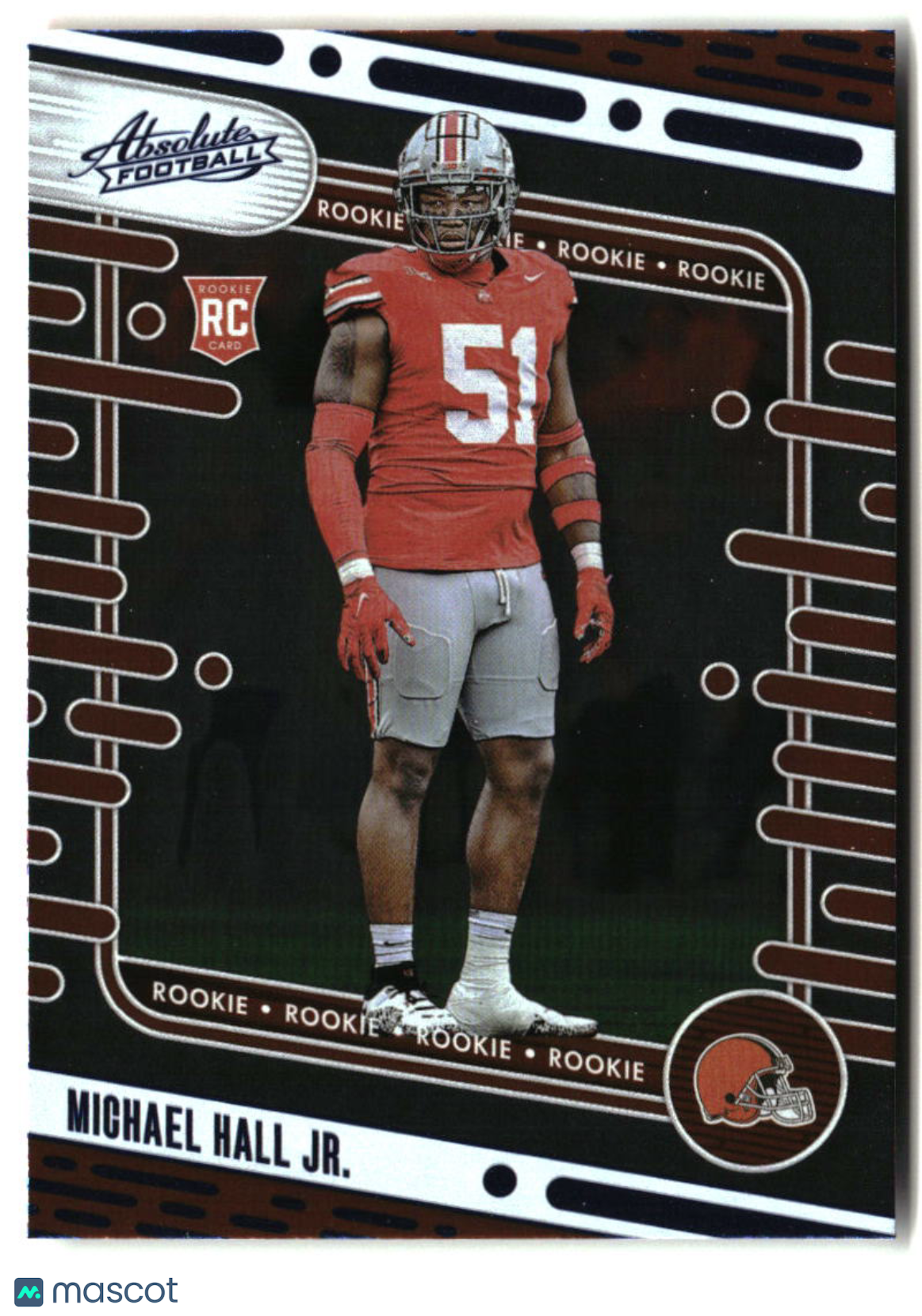 Michael Hall Jr. 2024 Panini Absolute Blue #153