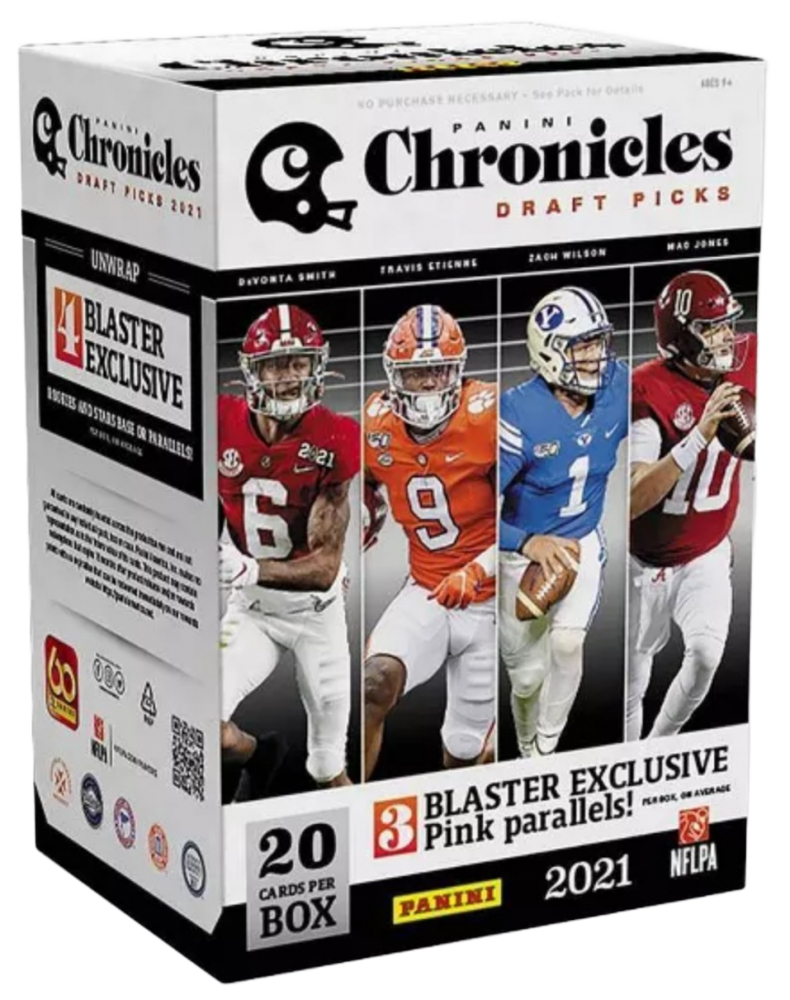 2021 Panini Chronicles Draft Picks Collegiate Football Blaster Box