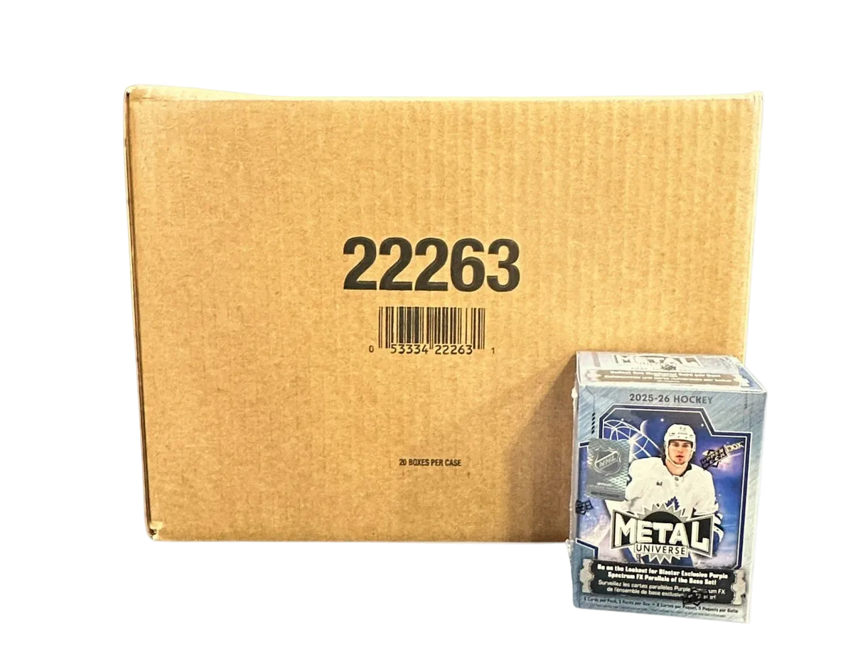 2025-26 Upper Deck Skybox Metal Universe Hockey Blaster 20-Box Case