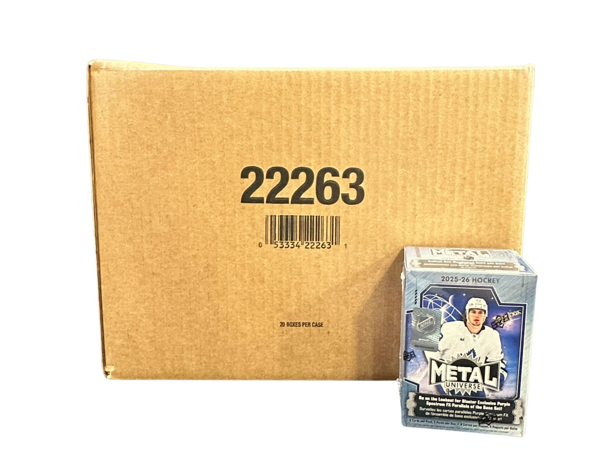 2025-26 Upper Deck Skybox Metal Universe Hockey Blaster 20-Box Case