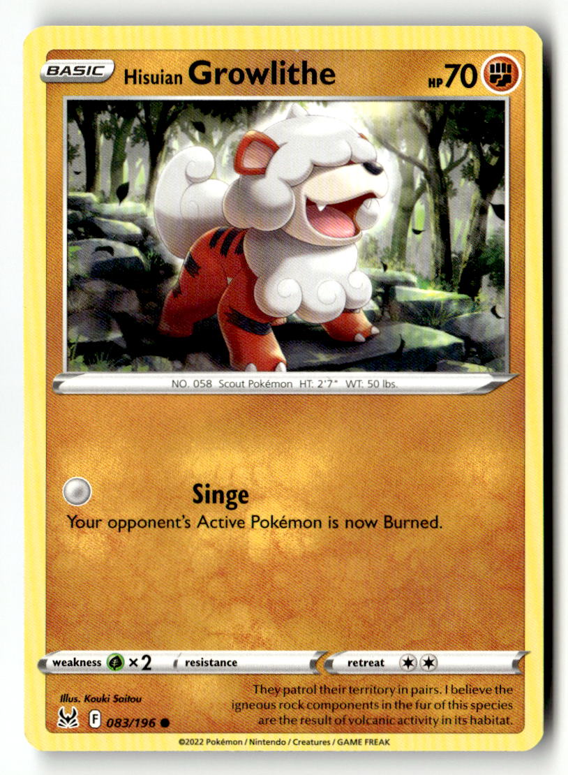 Hisuian Growlithe