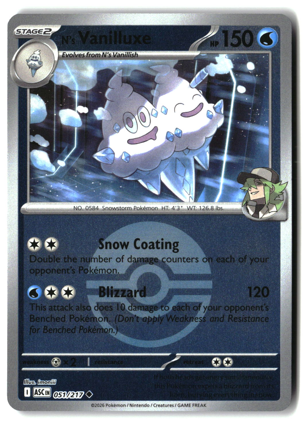 N's Vanilluxe (Poke Ball)