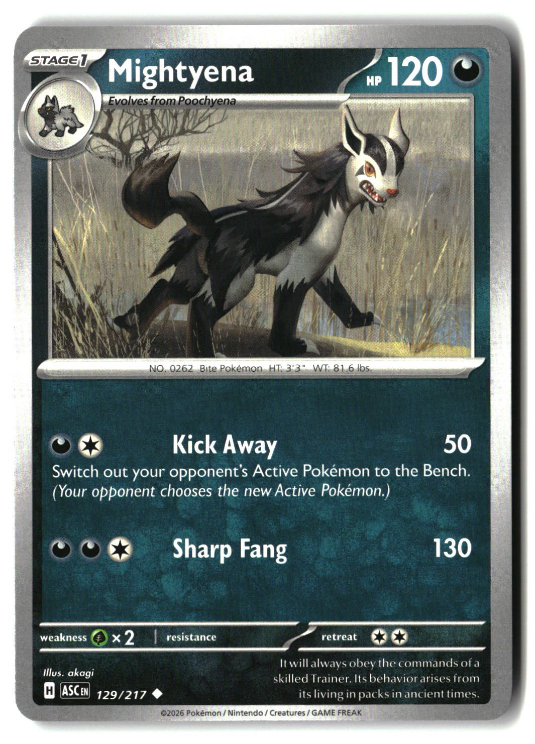 Mightyena - 129/217