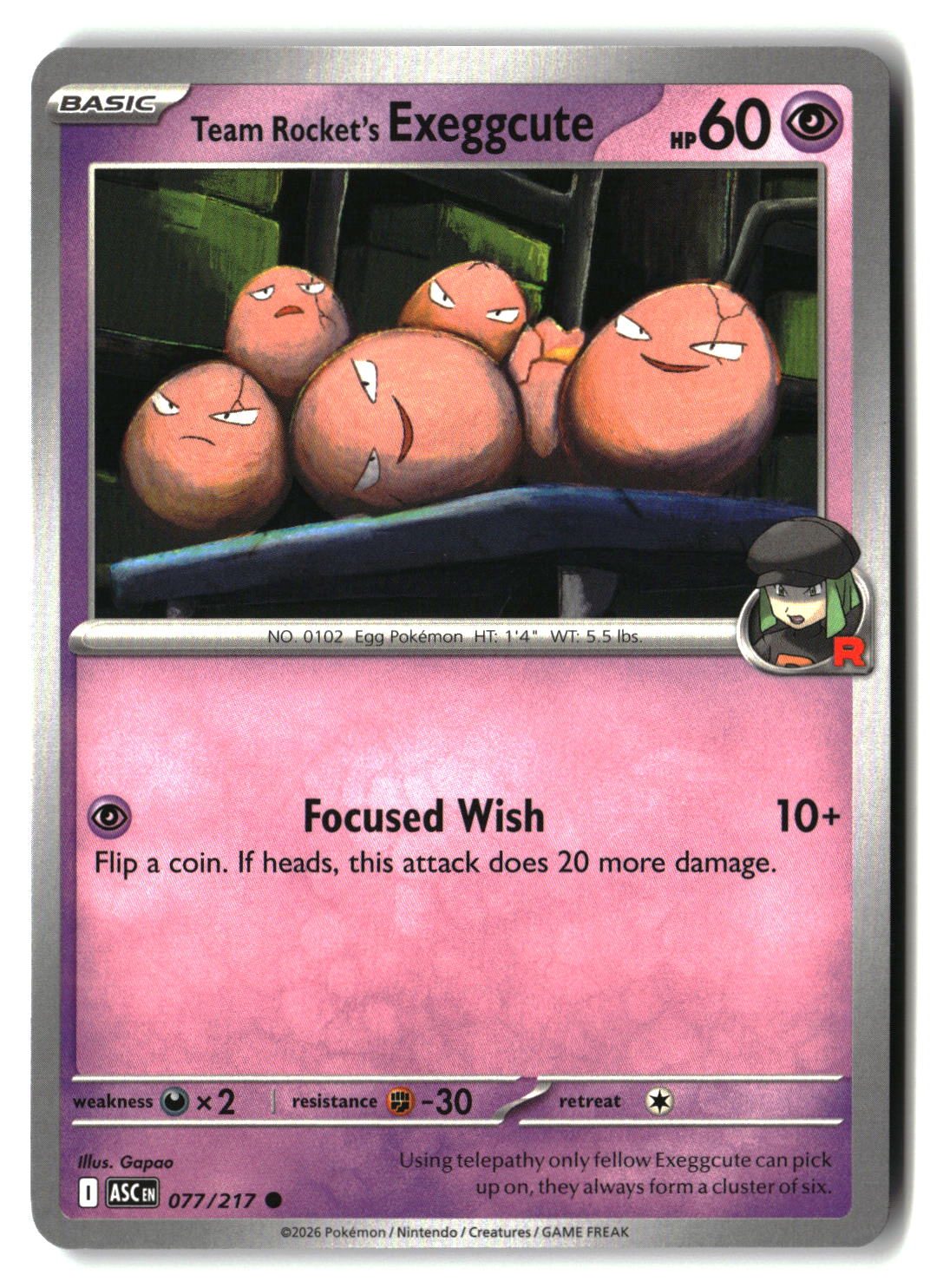Team Rocket's Exeggcute