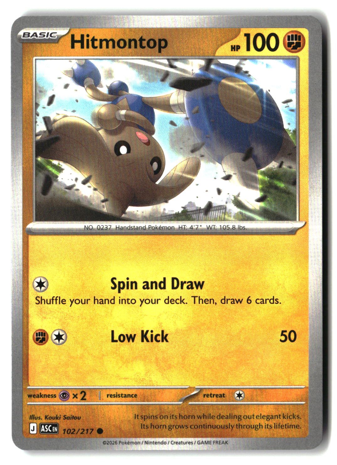 Hitmontop - 102/217