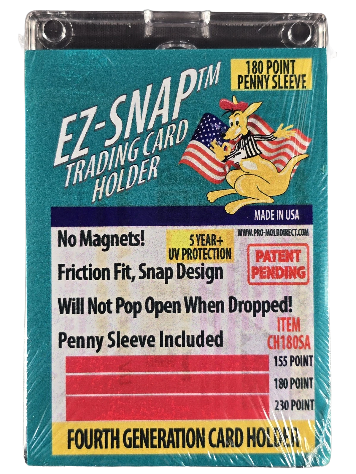 Pro-Mold EZ-Snap 180 Point with Custom Penny Sleeve