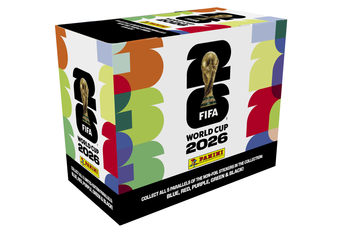 2026 Panini FIFA World Cup Soccer Sticker 25-Pack Box