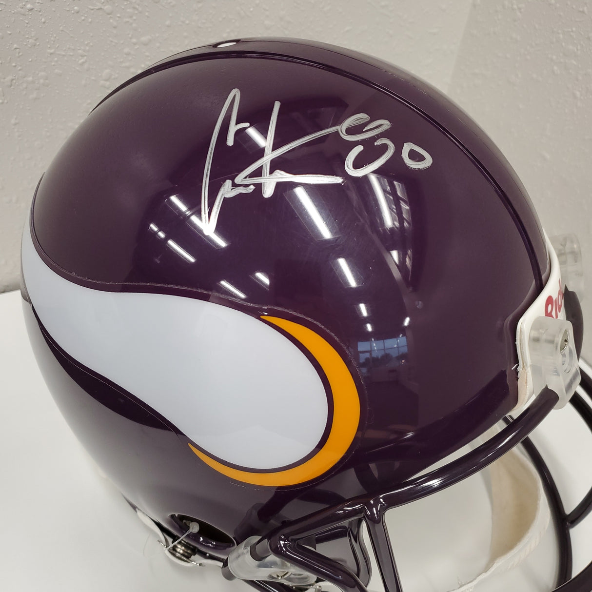 Cris Carter Autographed Vikings Pro Line