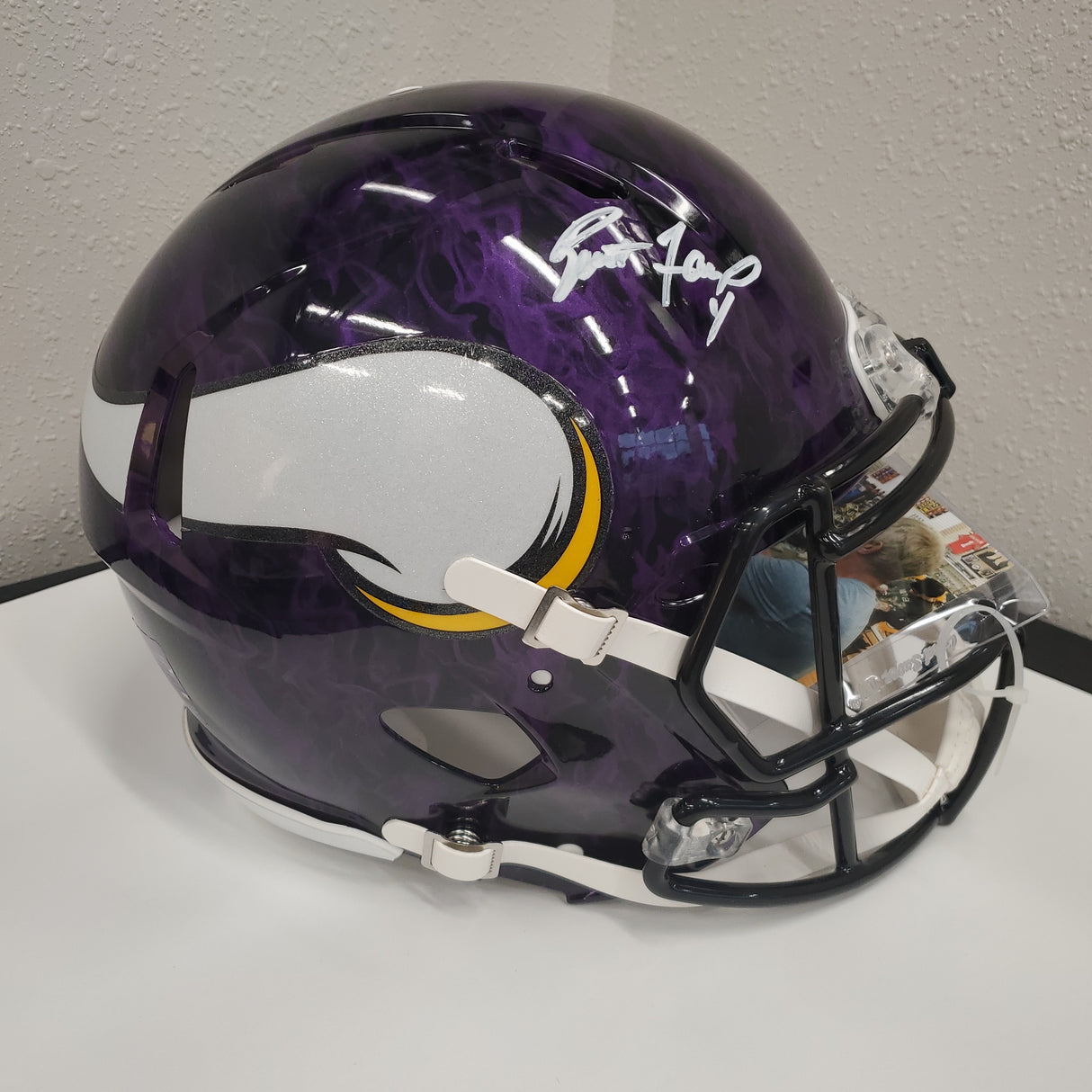 Brett Favre Autographed Vikings Hydro Speed Authentic