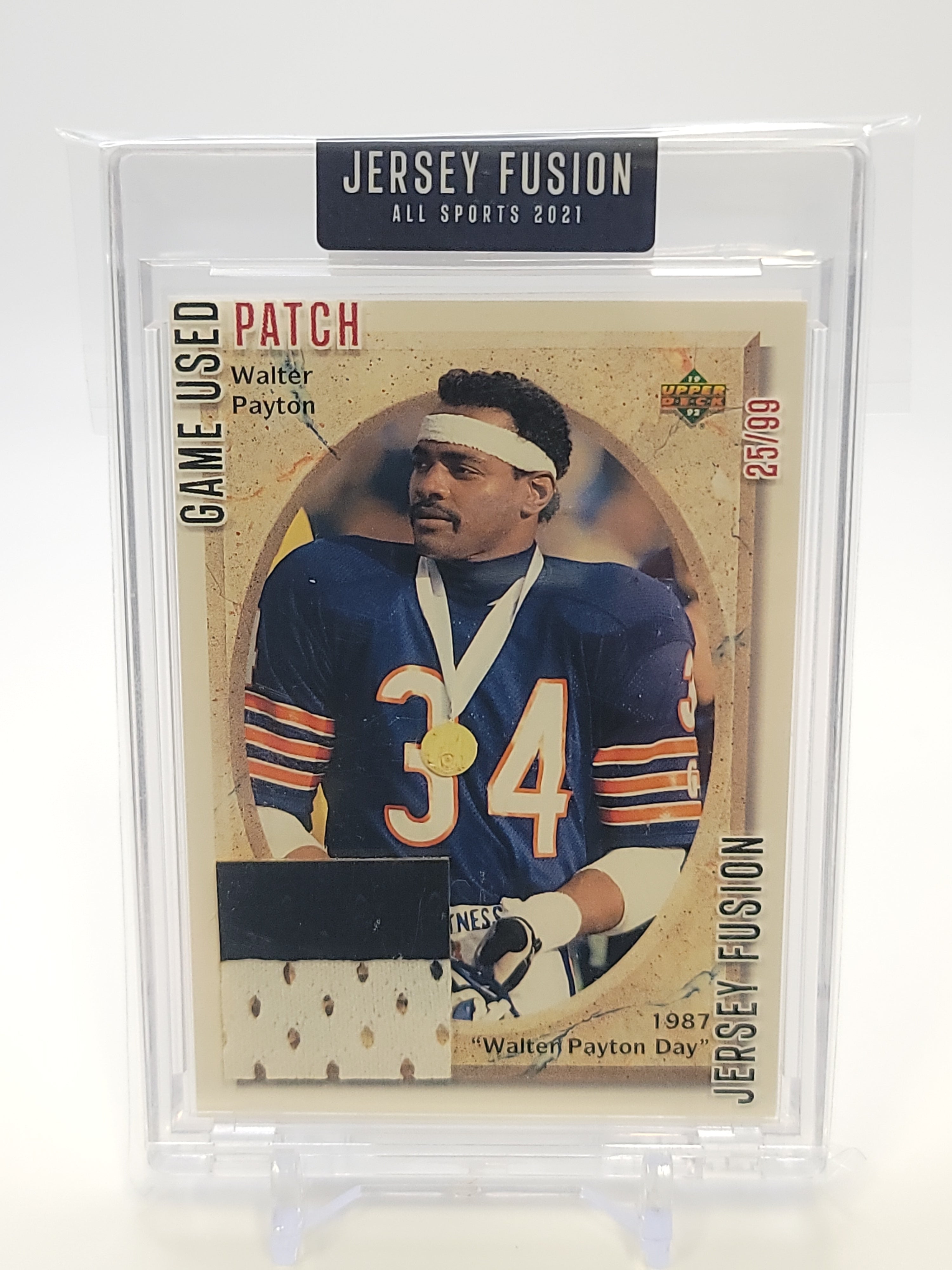 Walter Payton 2021 Jersey Fusion All Sport Edition Game Used Swatch JF –  The Sports Shaq