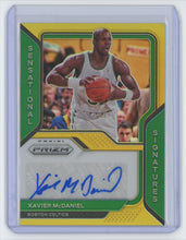 Load image into Gallery viewer, Xavier McDaniel 2020 Prizm Sensational Signatures Gold SS-XAV #02/10  S5073
